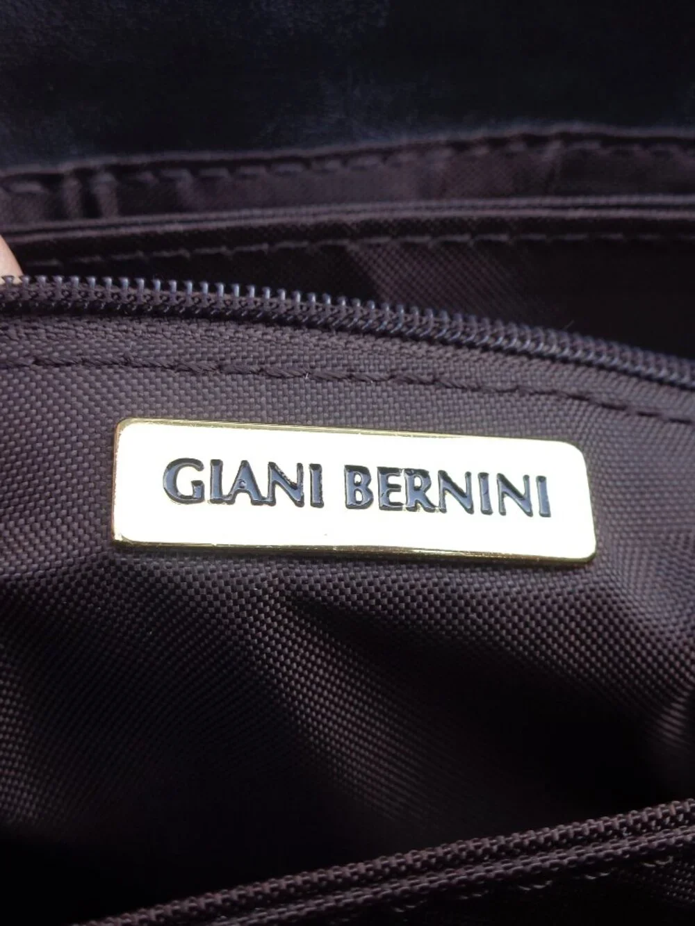 Giani  Bernini Black Leather Purse Shoulder / Crossbody Bag